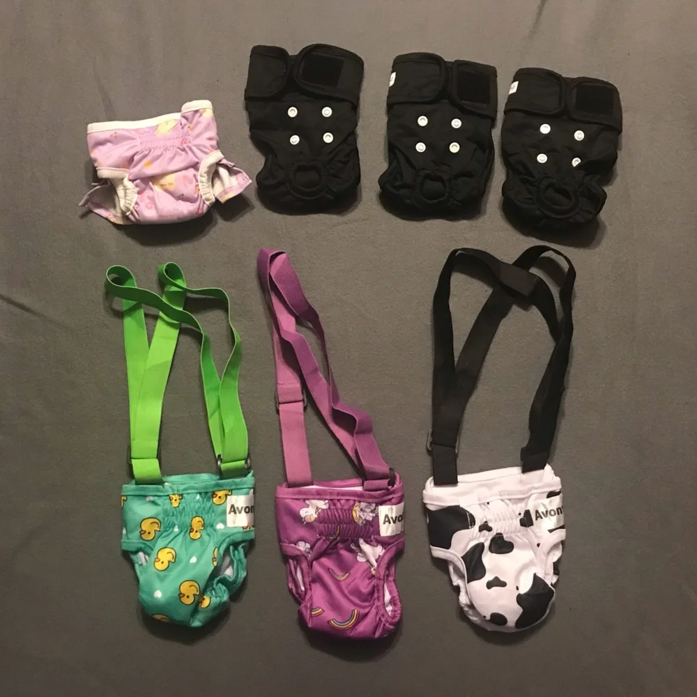NEW Bundle of 7 Female Dog Diapers